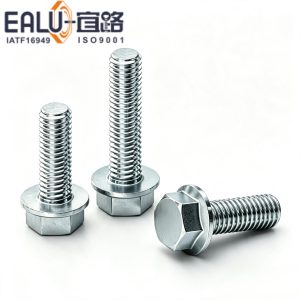 A 级六角头法兰面螺栓小系列 ISO4162,宜路工业紧固碳钢法兰螺栓