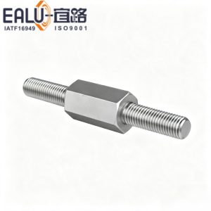 正反牙双头螺柱中间六角 宜路厂标,不锈钢左右旋调节丝杆,双向螺纹调节螺杆